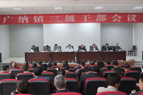 广纳镇党委书记上廉政党课_副本