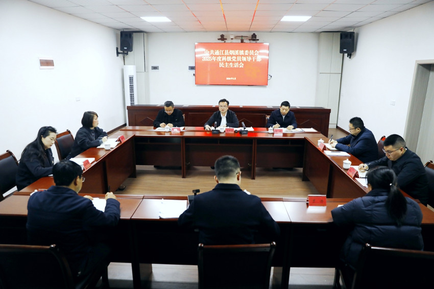 吴泽毅到乡镇指导领导班子2025年度民主生活会